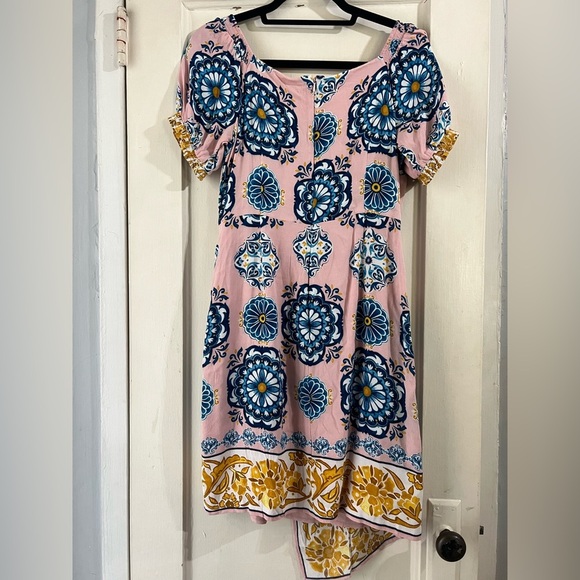 Anthropologie Maeve Wrap Resort Dress 8 - Picture 8 of 9